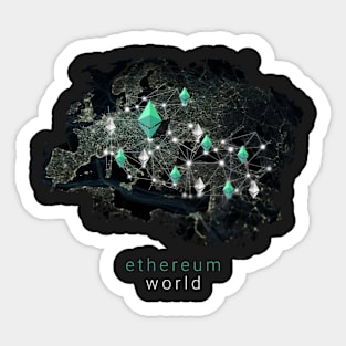 Ethereum world Sticker